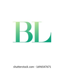 innovative creative initial BL logo design