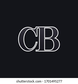 Innovative Creative Initial Cb Logo Design Stock Vector (Royalty Free ...