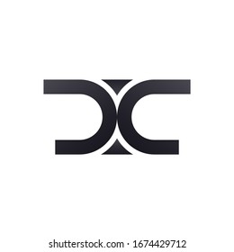 innovatives Logo-Design für kreative Buchstaben dc