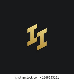innovative creative letter II or 2 logo design