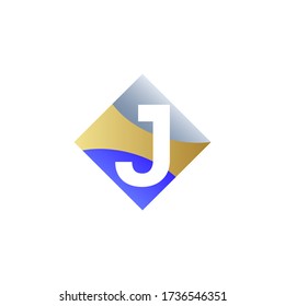 innovative creative letter J logo design