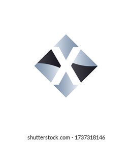innovative creative letter X logo design