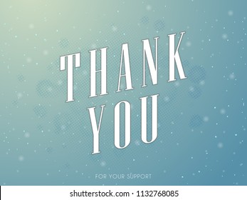 Innovative and creative Thank You Card with nice and creative design and typography.