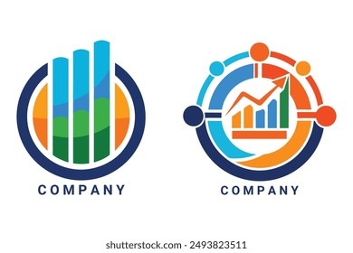 Innovative digital marketing logo. Customizable vector for your brand. High resolution for clear impact.