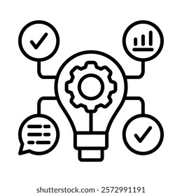 Innovative Ecosystems Icon Element For Design