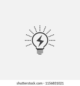 Innovative Energy base icon. Simple sign illustration. Innovative Energy symbol design from Green Energy series. Can be used for web, print and mobile