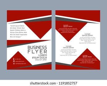 innovative flyer or brochures design for business with nice and creative design illustration.