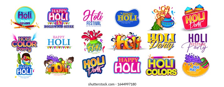 Innovative Flyer design, Banner or Pamphlet design for Indian Festival of Colours, Happy Holi celebration