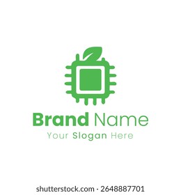 Innovative Green Technology Logo Design for Forward-Thinking Businesses Seeking Eco-Friendly Brand Identity