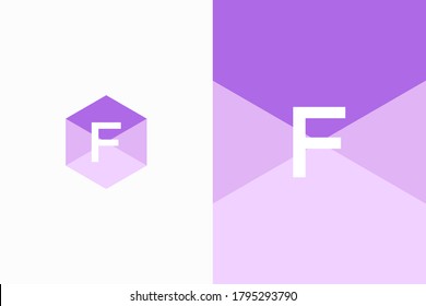 innovativer hexagonaler Buchstabe des Logo-Symbols, alphabetische Vektorvorlage