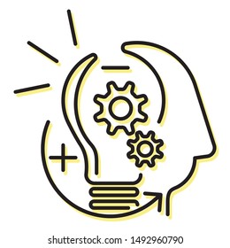 Innovative Human Head - Icon as EPS 10 File