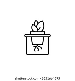 Innovative Hydroponic Cultivation Method With Visible Root System Design