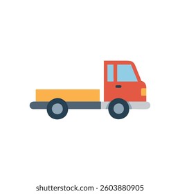 An innovative icon illustrating the design of flatbed trucks.