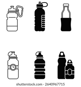 Innovative Icons for Hydration and Bottles