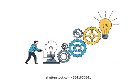 Innovative Idea Generation Process With Teamwork And Bright Thinking