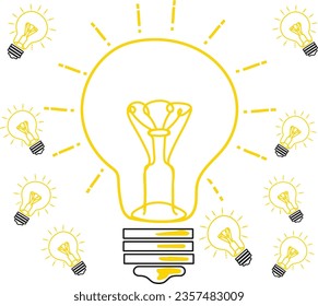 innovative idea light bulb vector
light bulb sign