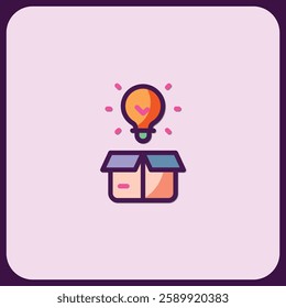 Innovative Ideas in a Box: A Collection of Creative Icons