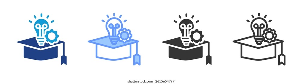 Innovative Ideas icon set multiple style collection