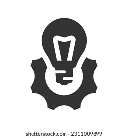 Innovative ideas icon, Vector Graphics