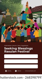 Innovative Layout Inspired by Javanese Culture in Flat Design