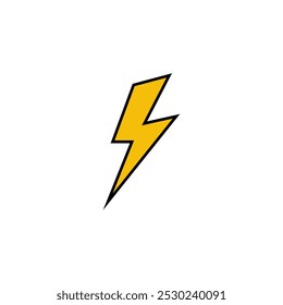 Logotipo inovador com Thunderbolt, Power e Flash