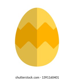 innovative multilayer zig-zag design in paschal eggs