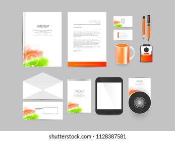 innovative office stationery stationery design templates stock