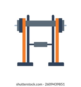 Innovative Power Rack Icon. Design of Fitness and Gym Icons.