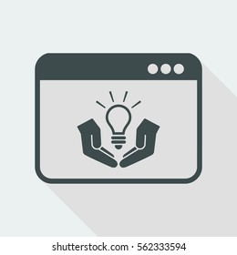 Innovative process - Vector icon for computer website or application
