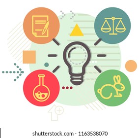 Innovative Products Development Process - Illustration as EPS 10 File
