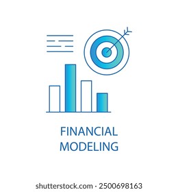 Innovative Quantum Financial Analysis Icon with Editable Stroke.