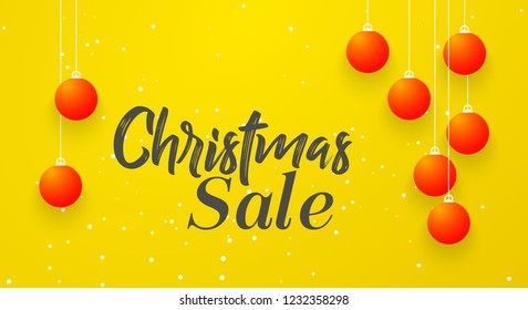 Innovative sale abstract, banner or poster for Christmas Offer or Sale with nice and creative design illustration.