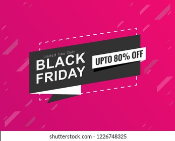 Innovative sale abstract or poster for Black Friday Sale or Offer with nice and creative design and typography illustration in a background.