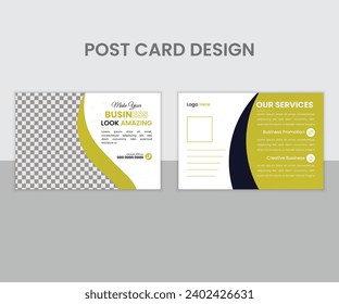 Agencia de soluciones innovadoras Diseño de tarjetas postales para empresas, plantilla de tarjetas postales corporativas de combinación de colores de confianza
Diseño de plantillas de postales para empresas con color azul, amarillo, rojo y verde. cavar