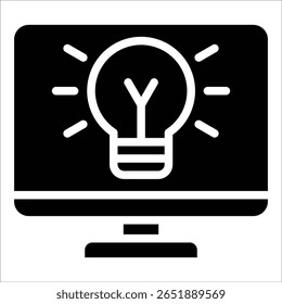 Icono de soluciones innovadoras para el diseño