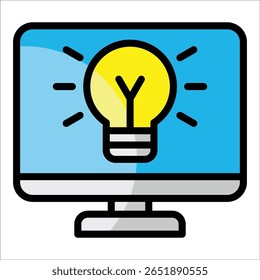 Innovative Solutions Icon Element For Design