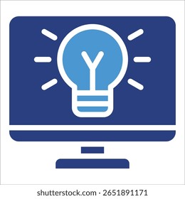 Icono de soluciones innovadoras para el diseño