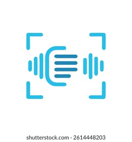 Innovative Speech Recognition Icon for Smart Devices