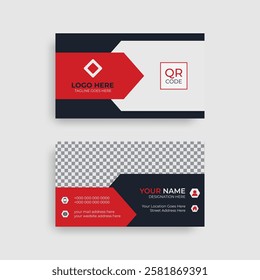 Innovative and stylish business card design for corporate business promotion branding