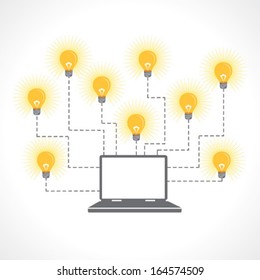 Innovative technology concept stock vector