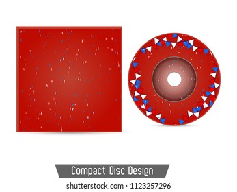 Innovative templates for CD or DVD Jewel Case with nice and creative design illustration.