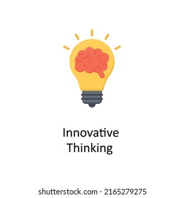 Innovative Thinking vector flat icon for web isolated on white background EPS 10 file