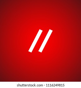 Innovative vector basic quotation marks template in quotes against the Red backdrop. Creative banner illustration with a quote in frame with quotes. red Color paper template modern typography design.