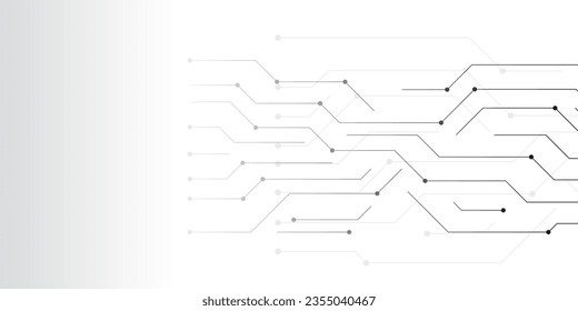Innovative Vector Illustration of Circuit Board Texture and Communication Technology