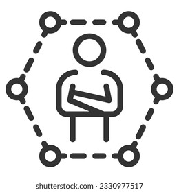 innovator icon Design Simple Set For Using In Website Graphics Report Logo Infographics, Best Quality Outline Symbol Collection Icon Vector Illustration
