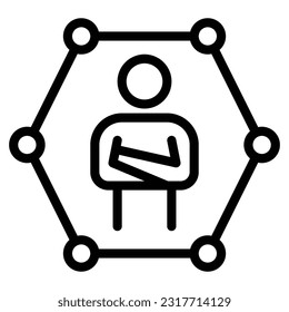 innovator icon line vector design elements pictograms wed logo and infographics 
