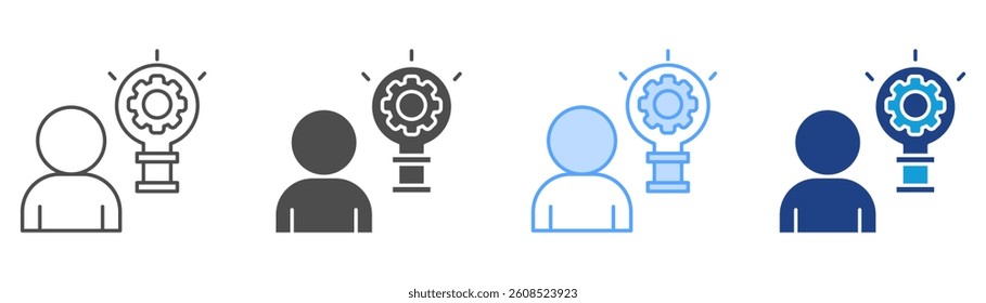 Innovator Icon Set Multiple Style Collection