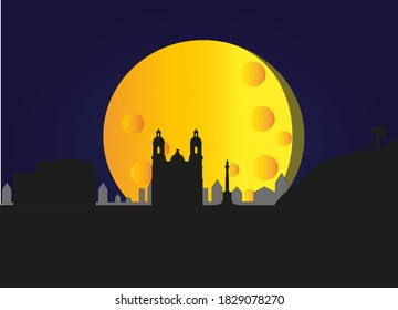 Innsbruck city skyline in Austria.