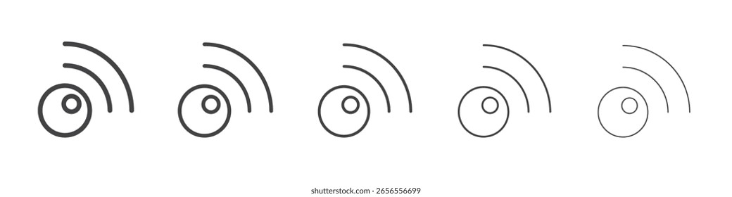 Inoreader icon outline ilustration vector symbol