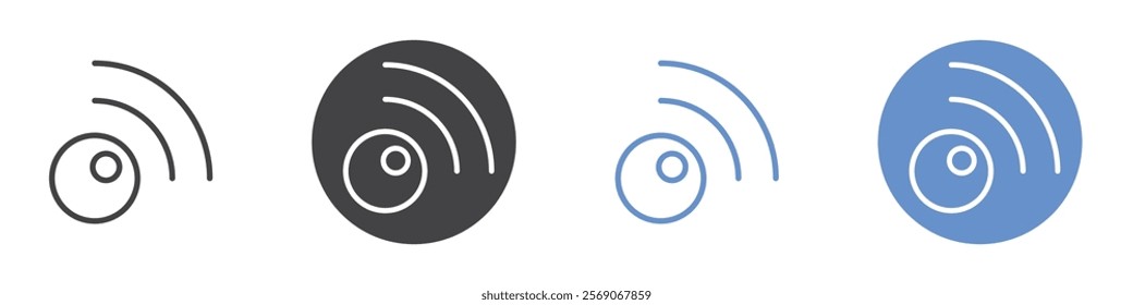 Inoreader icon vector symbol outline sign